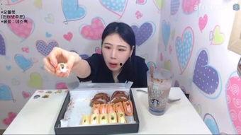 韩国吃货主播吃瓜,味蕾之旅尽享美味瞬间